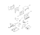 Whirlpool ACQ128PT0 air flow and control parts diagram