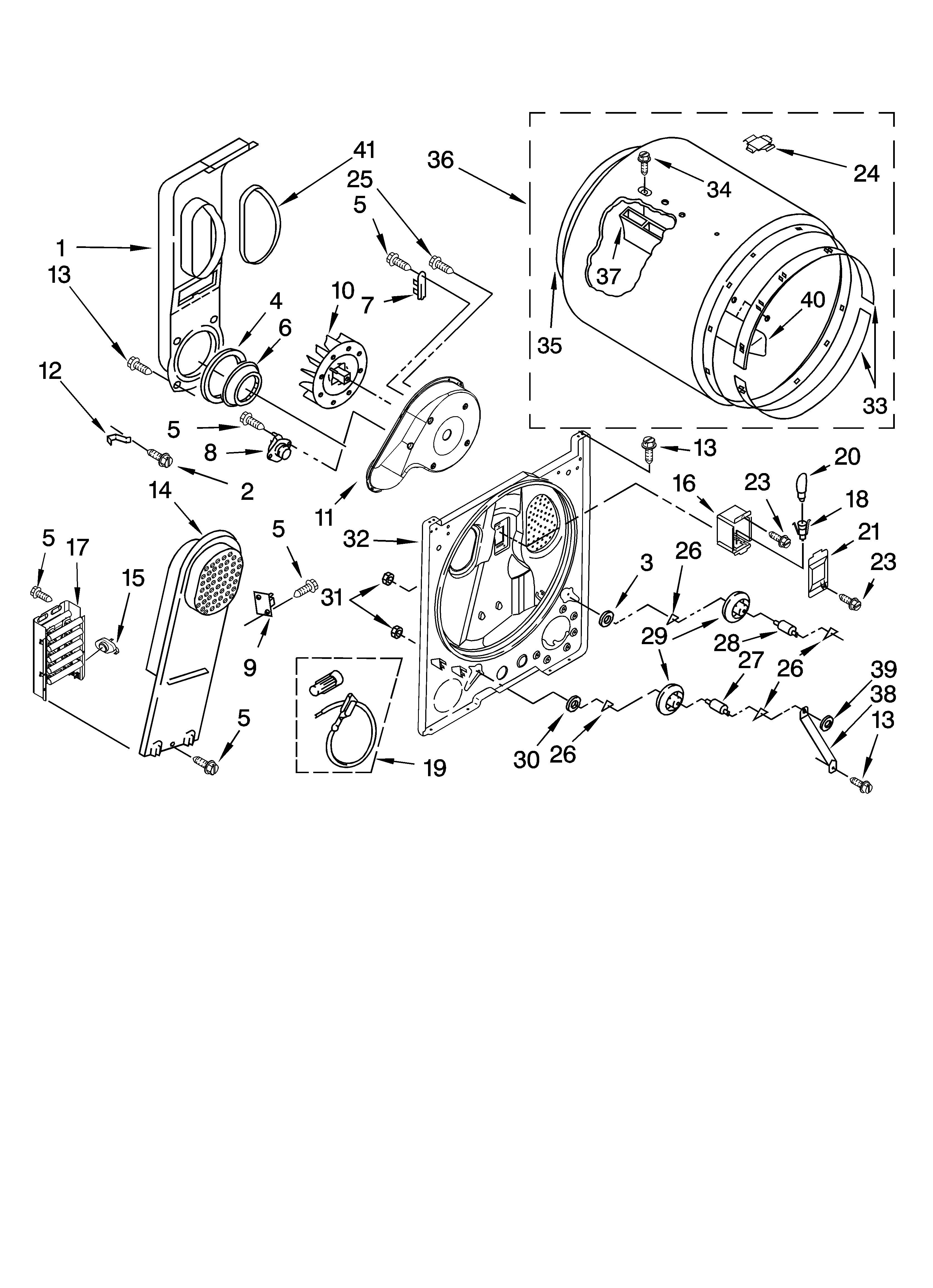 Bulkhead parts, optional parts (not included)