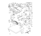 Whirlpool CEM2750TQ0 top and console parts diagram