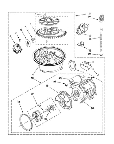 Pump and motor parts