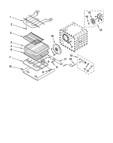 Internal oven parts