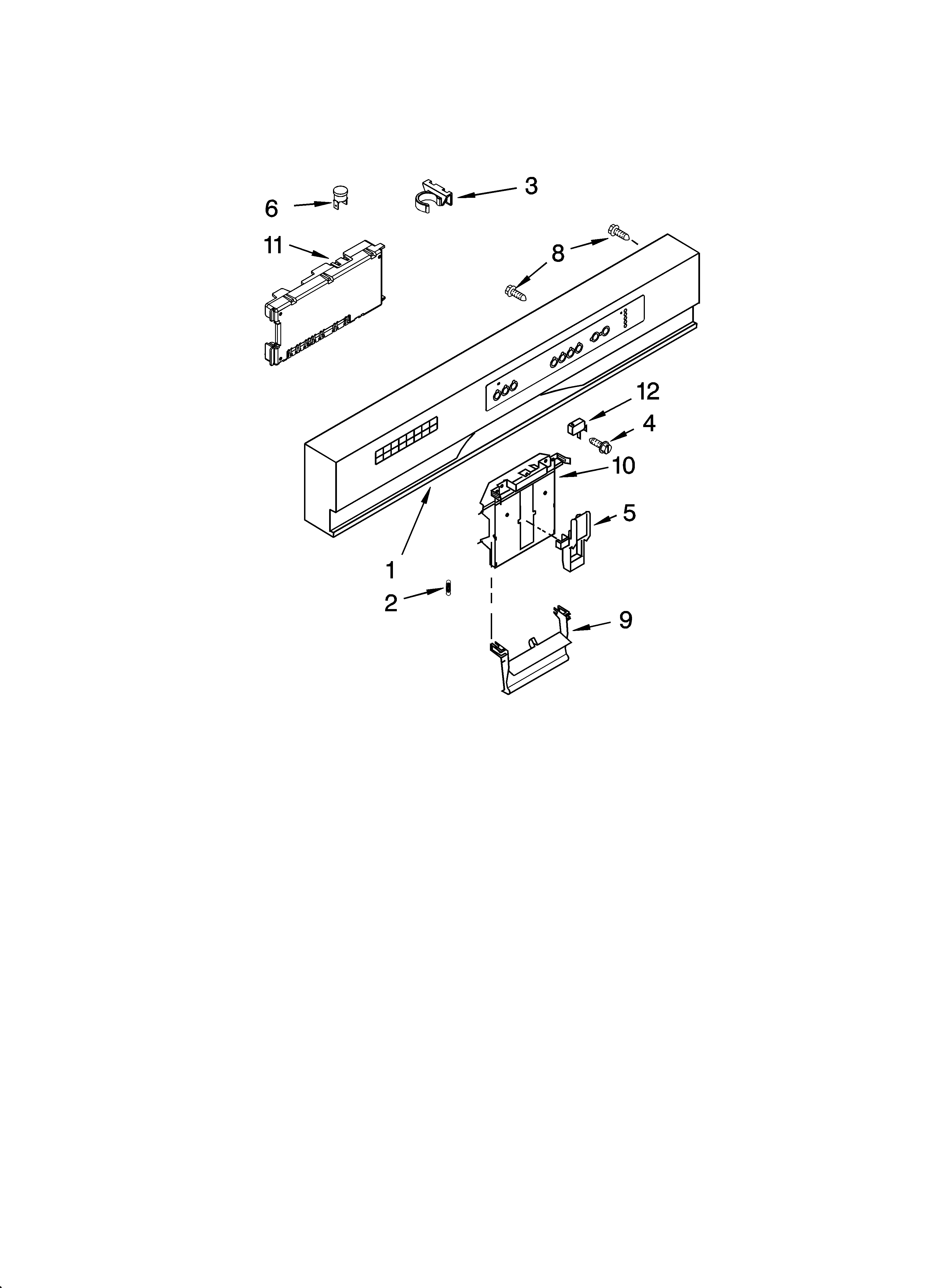Control panel parts