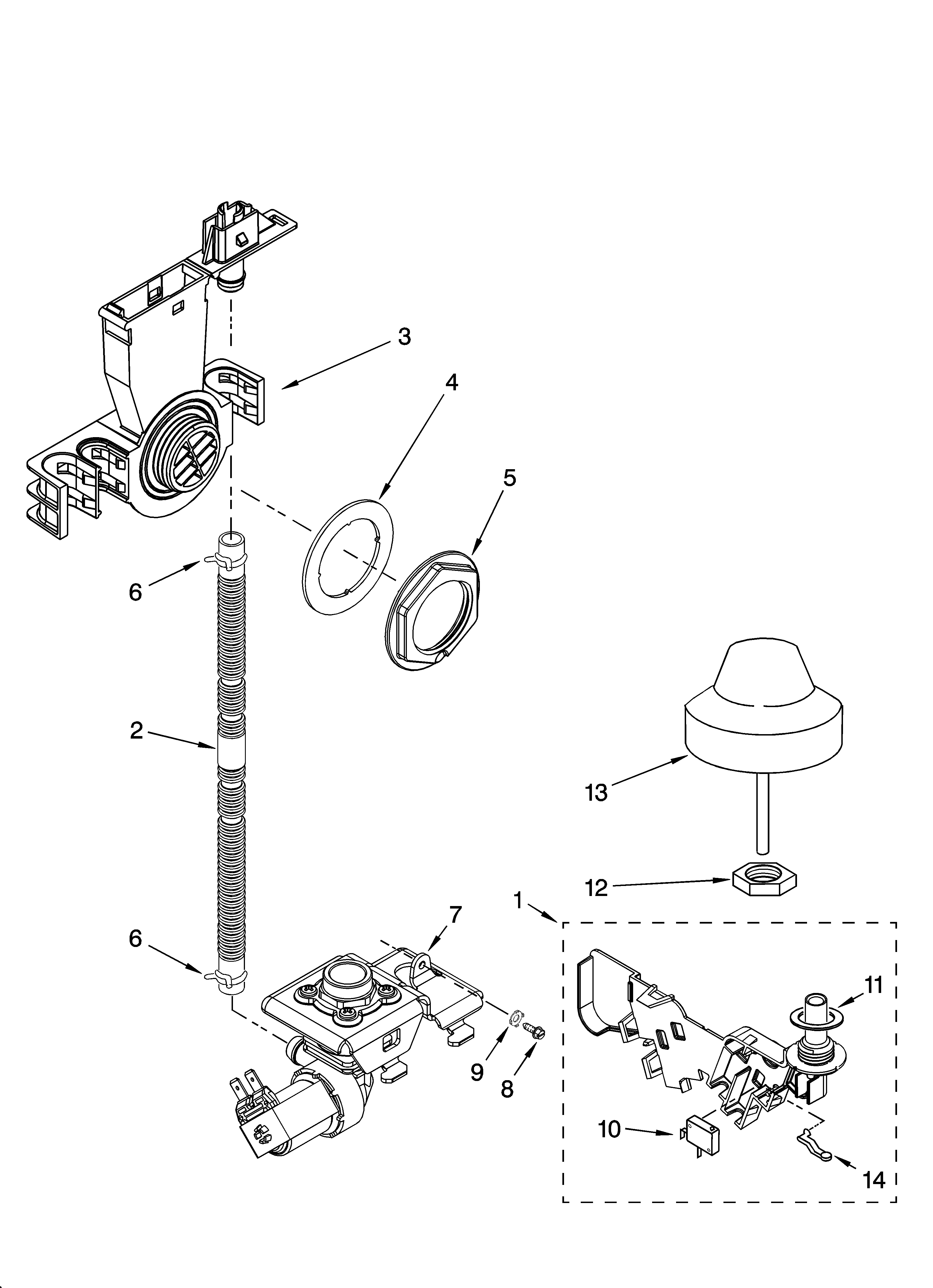 Fill and overfill parts