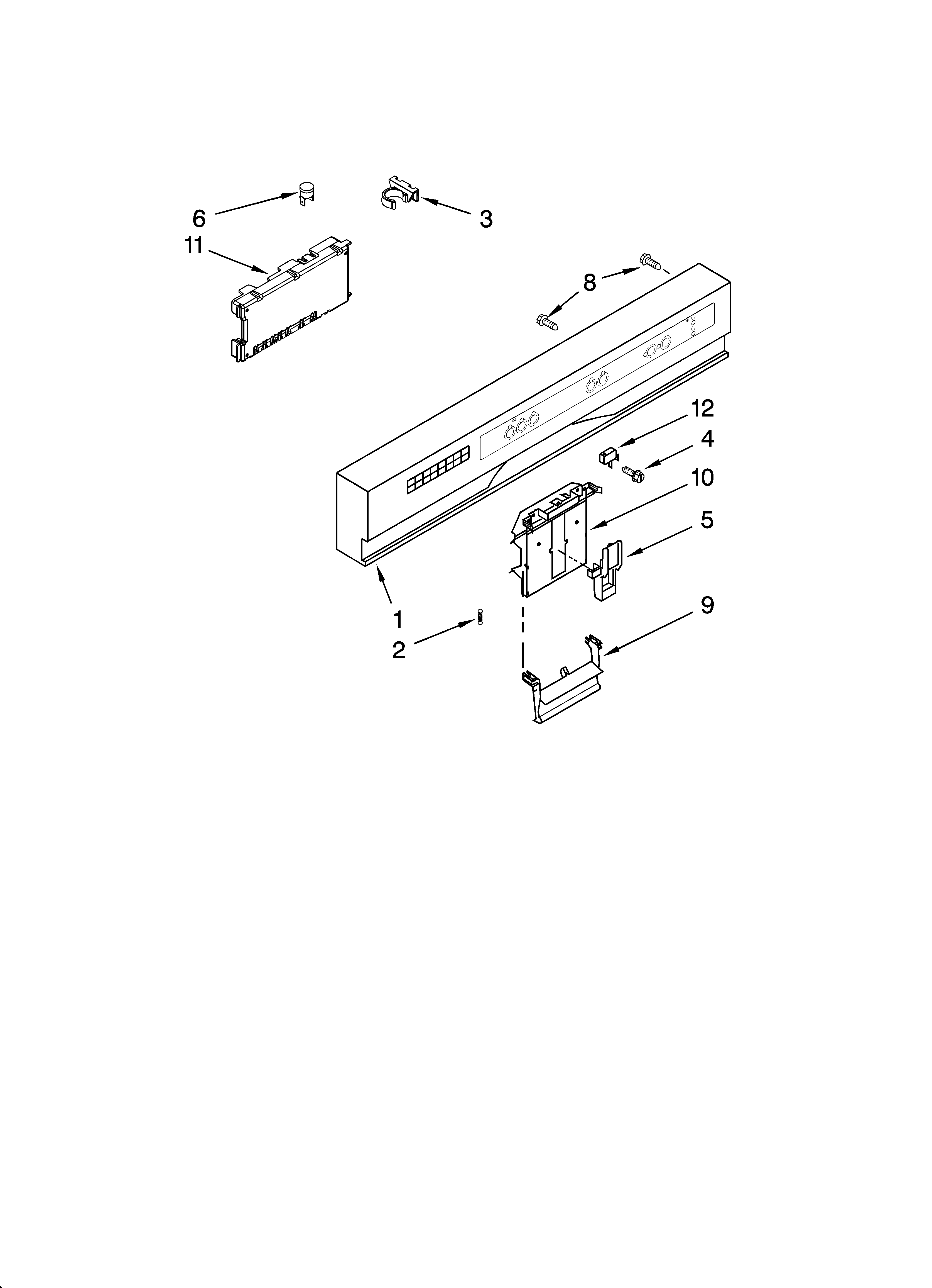 Control panel parts