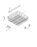 Upper rack and track parts