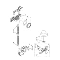 KitchenAid KUDP02CRWH4 fill and overfill parts diagram