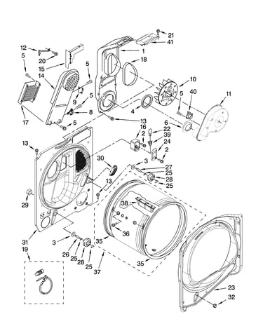 Bulkhead parts, optional parts (not included)