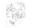 Whirlpool WGD6200SW1 cabinet parts diagram