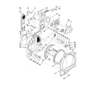 Whirlpool WGD6200SW1 bulkhead parts diagram