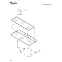 Whirlpool WW29000SW0 worksurface and pad parts diagram