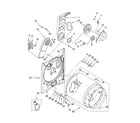 Magic Chef HED4400TQ0 bulkhead parts, optional parts (not included) diagram