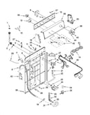 Controls and rear panel parts