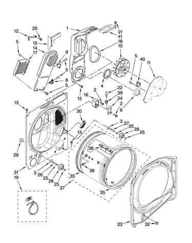 Bulkhead parts, optional parts (not included)
