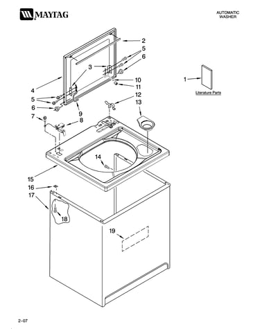 Top and cabinet parts