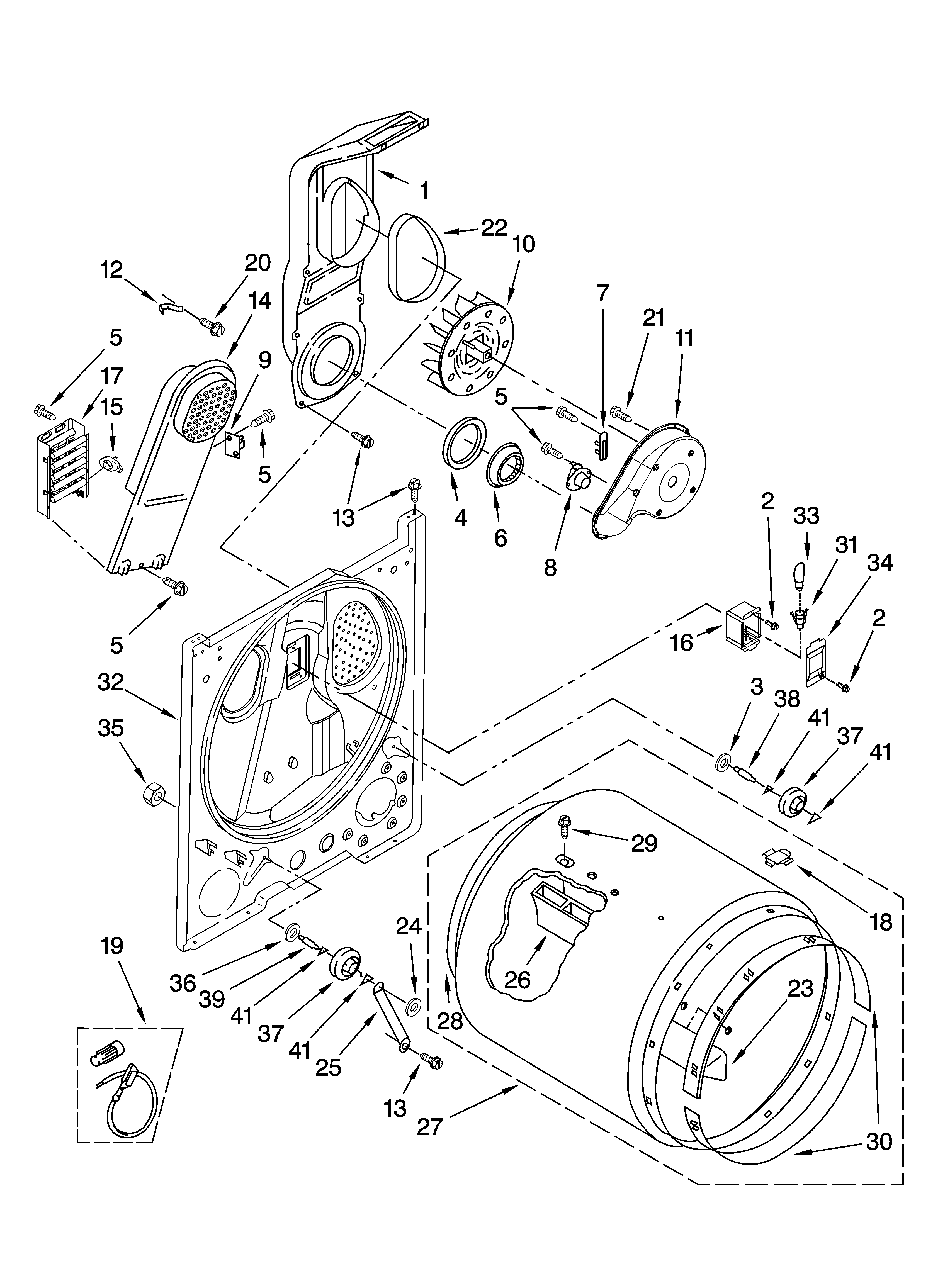 Bulkhead parts, optional parts (not included)