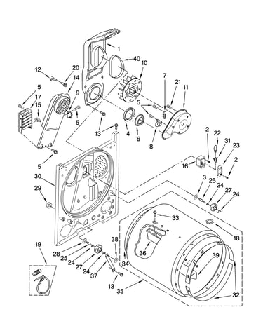 Bulkhead parts, optional parts (not included)