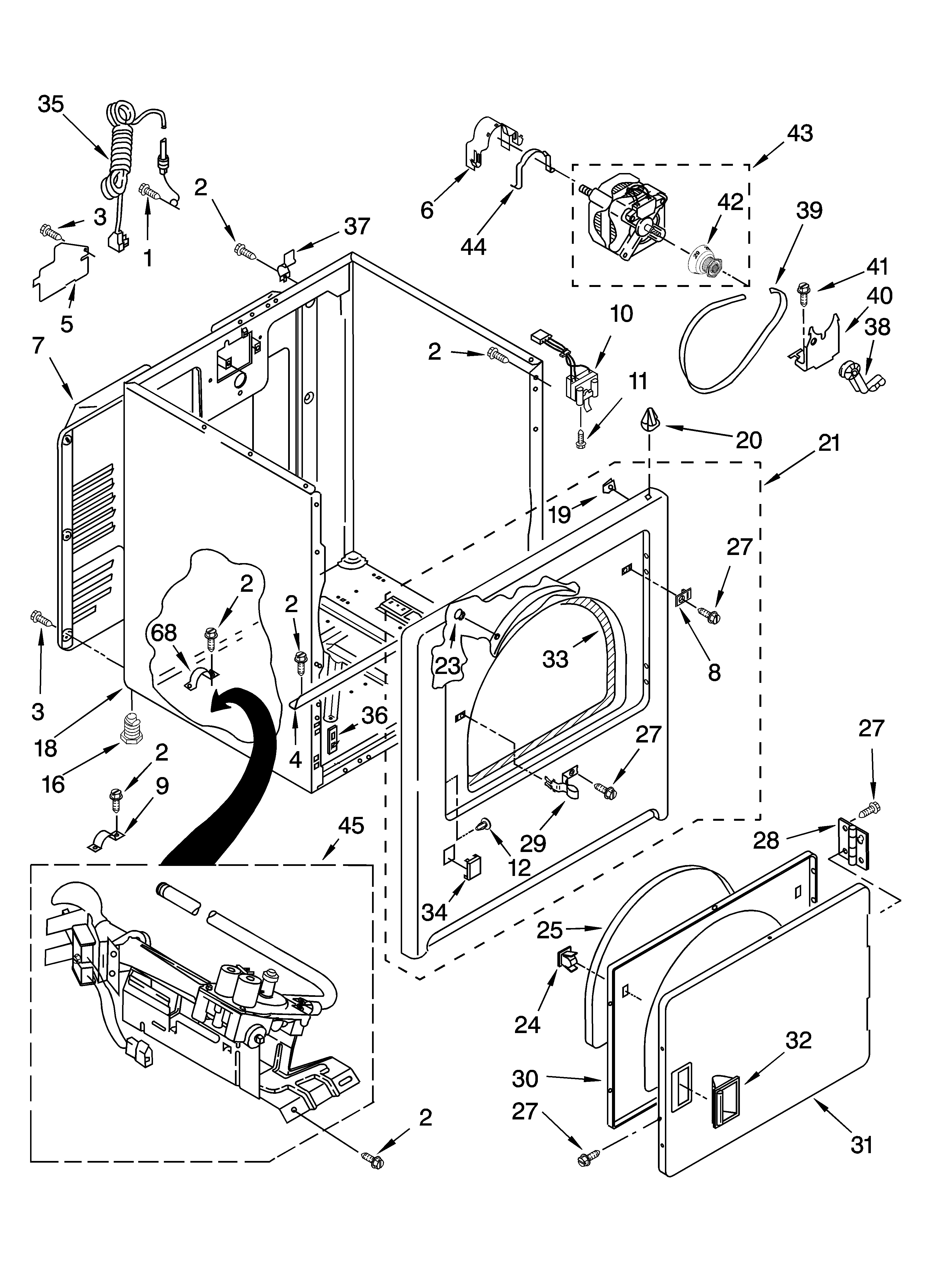 Cabinet parts