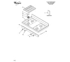 Whirlpool GS773LXSS0 cooktop parts diagram