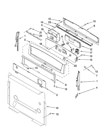 Control panel parts