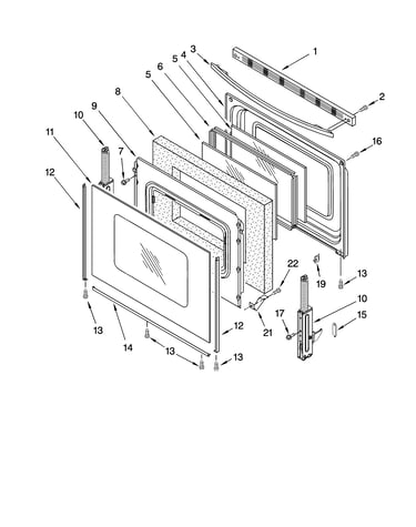 Door parts, optional parts (not included)
