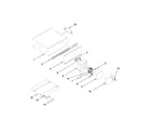 KitchenAid KEWS105SSS00 internal warming drawer parts diagram