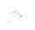 KitchenAid KEWS175SPA00 internal warming drawer parts diagram
