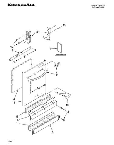 Door and panel parts