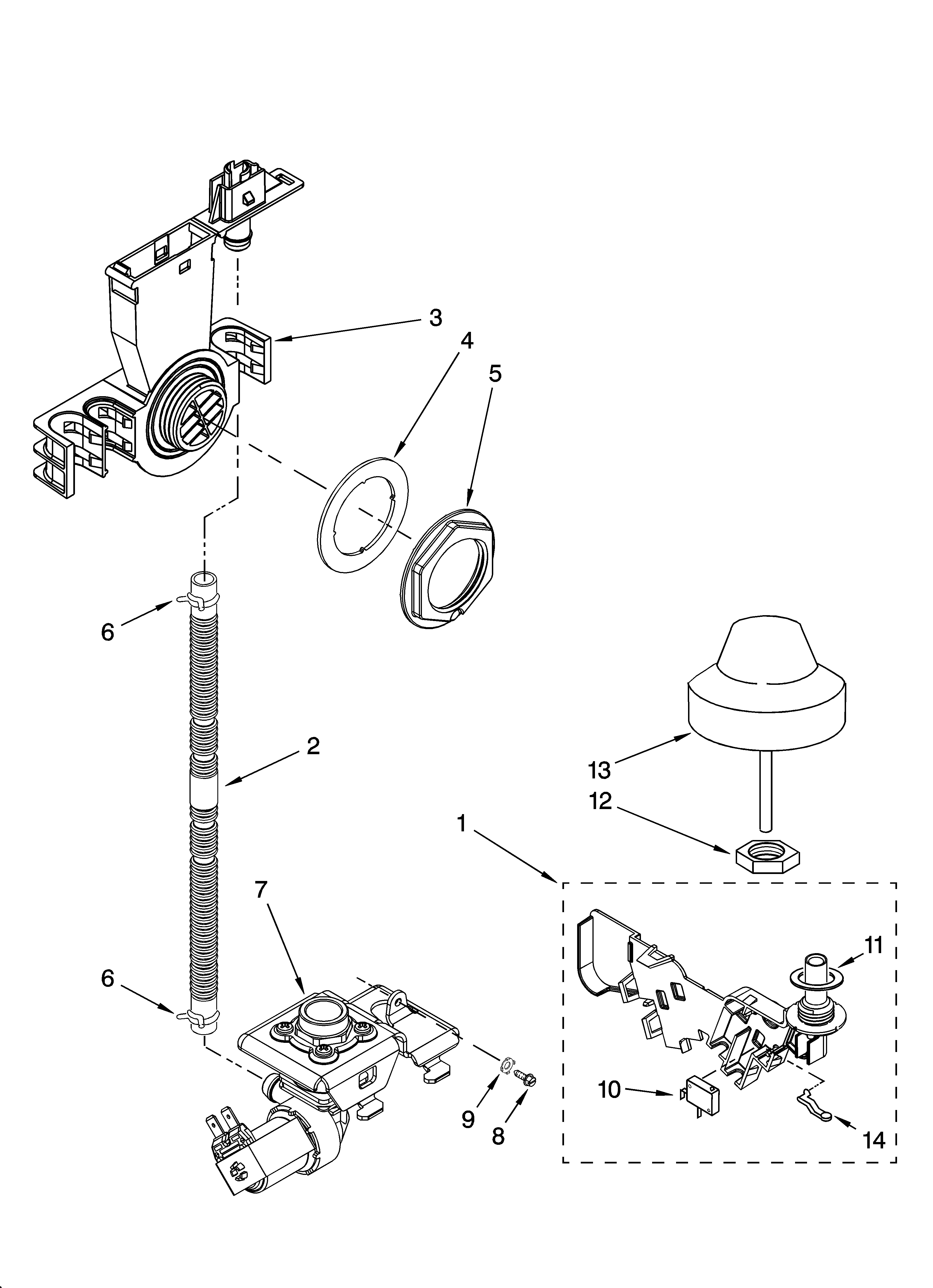 Fill and overfill parts