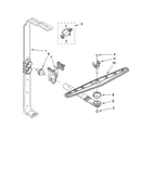 Upper wash and rinse parts