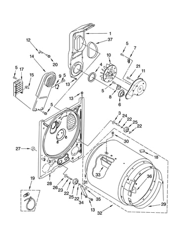Bulkhead parts, optional parts (not included)