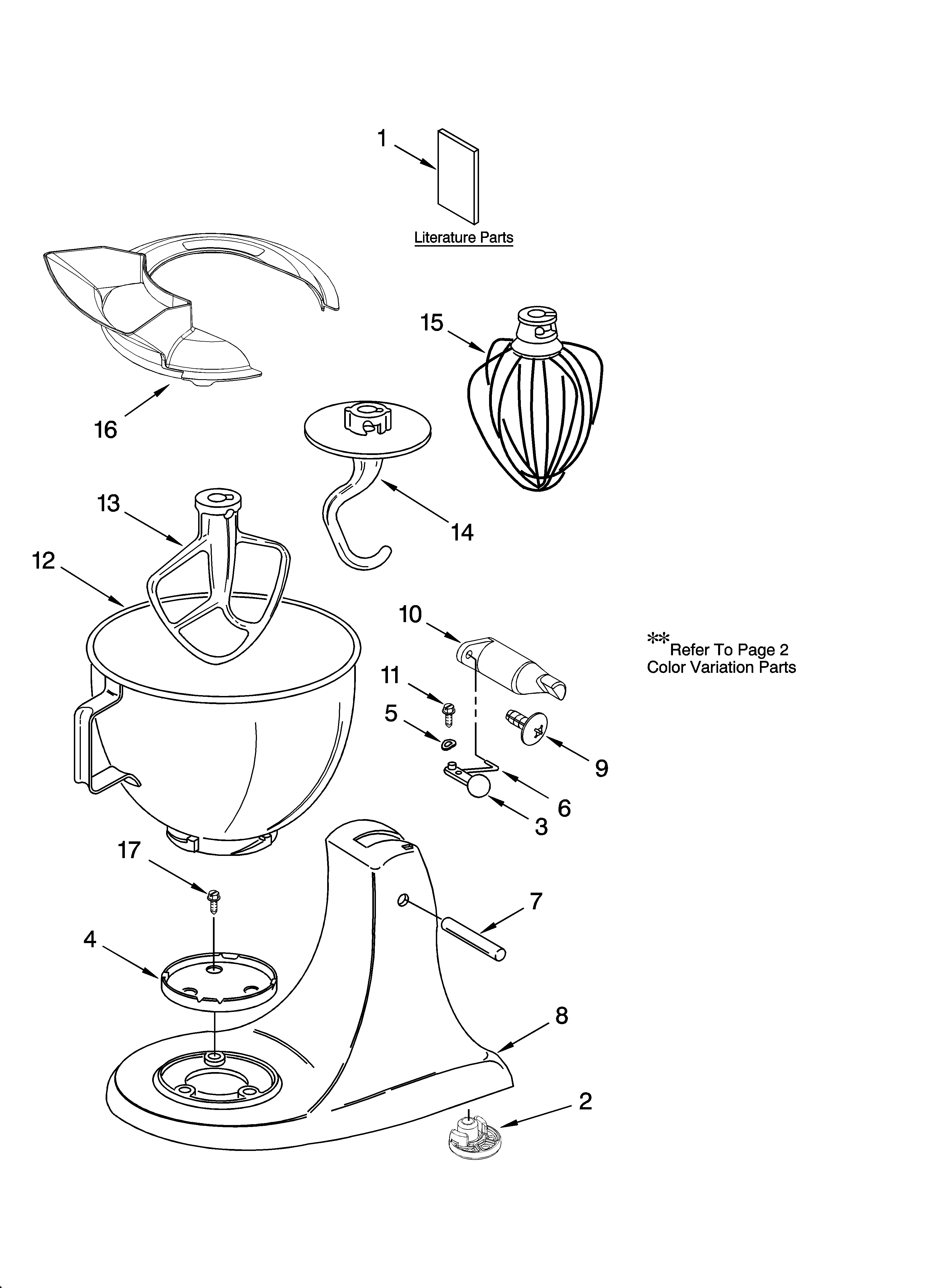 Base and pedestal unit, optional parts