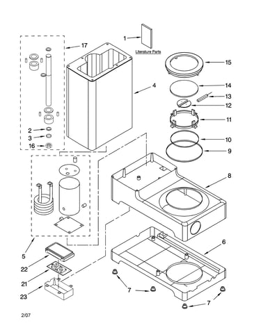 Base and housing parts