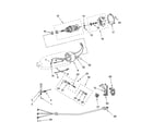 KitchenAid 9KSM150PSGR0 motor and control parts diagram
