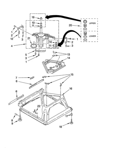 Machine base parts