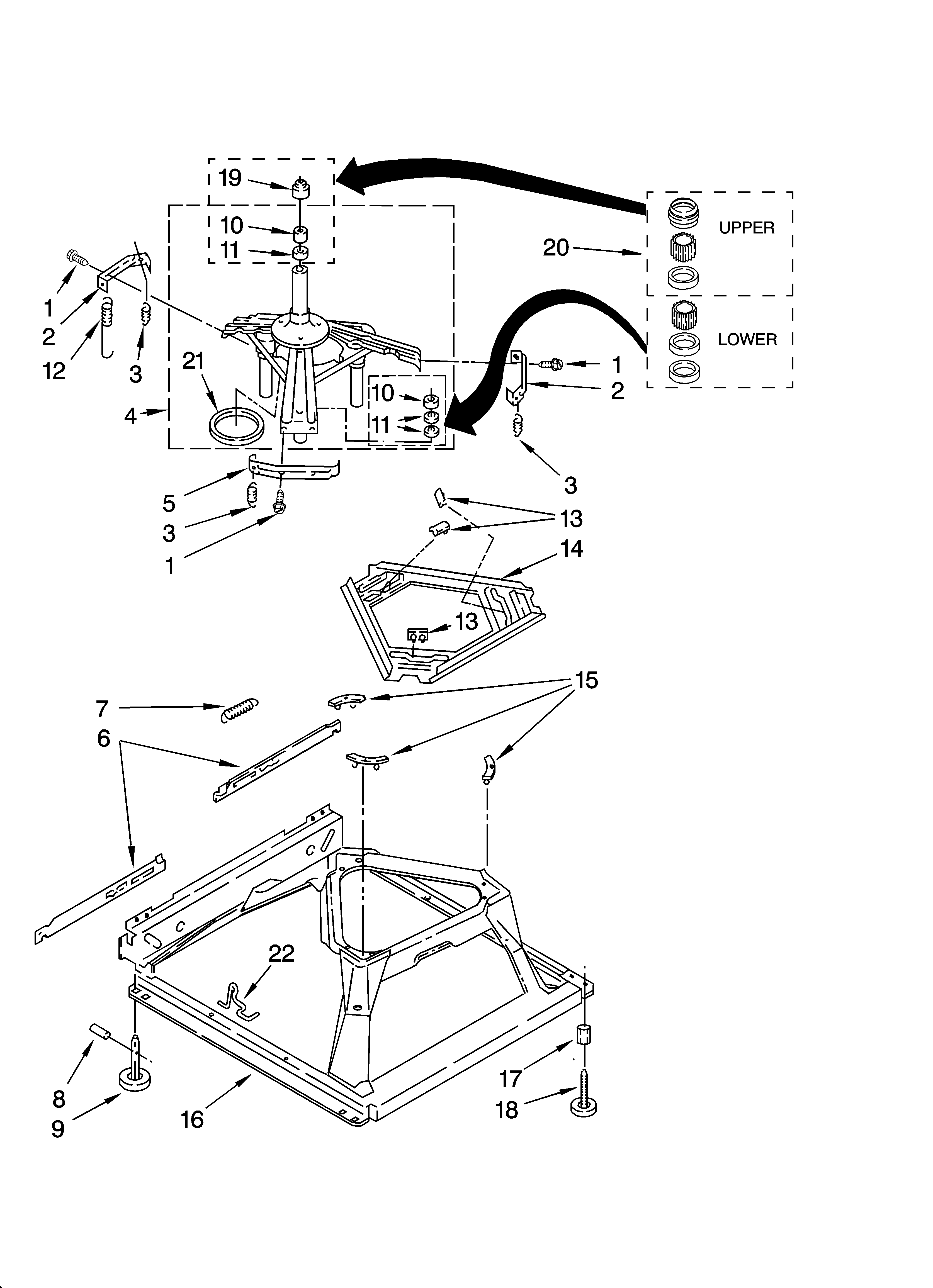 MACHINE BASE PARTS