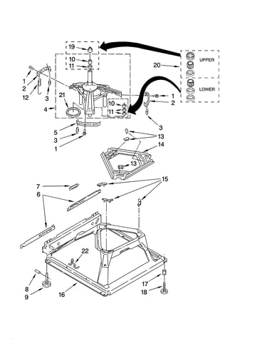 Machine base parts