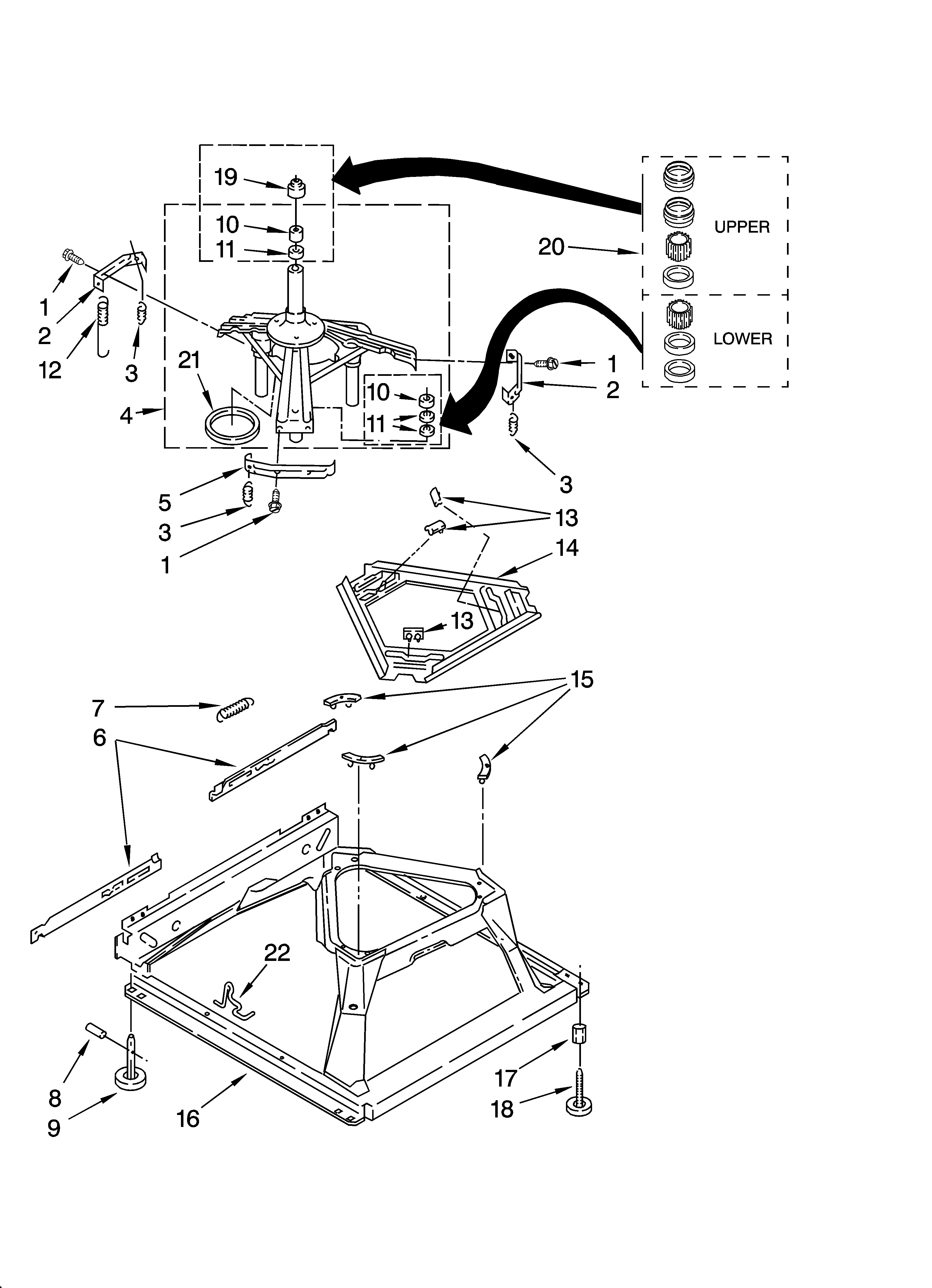 MACHINE BASE PARTS