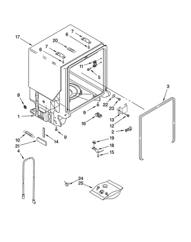 Tub and frame parts