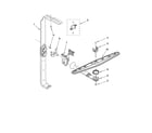 Whirlpool DU1100XTPSA upper wash and rinse parts diagram