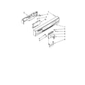 Whirlpool DU1145XTPBA control panel parts diagram