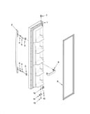 Freezer door parts
