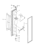 Freezer door parts