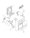 Dispenser front parts