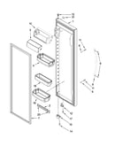 Refrigerator door parts