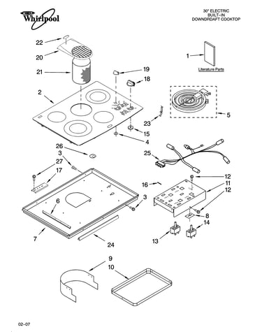 Cooktop parts