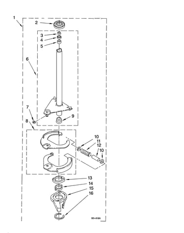 Brake and drive tube parts