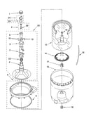 Agitator, basket and tub parts