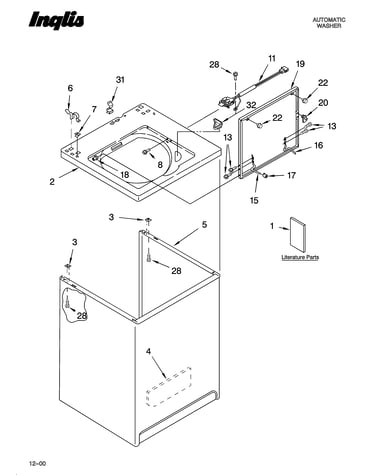 Top and cabinet parts