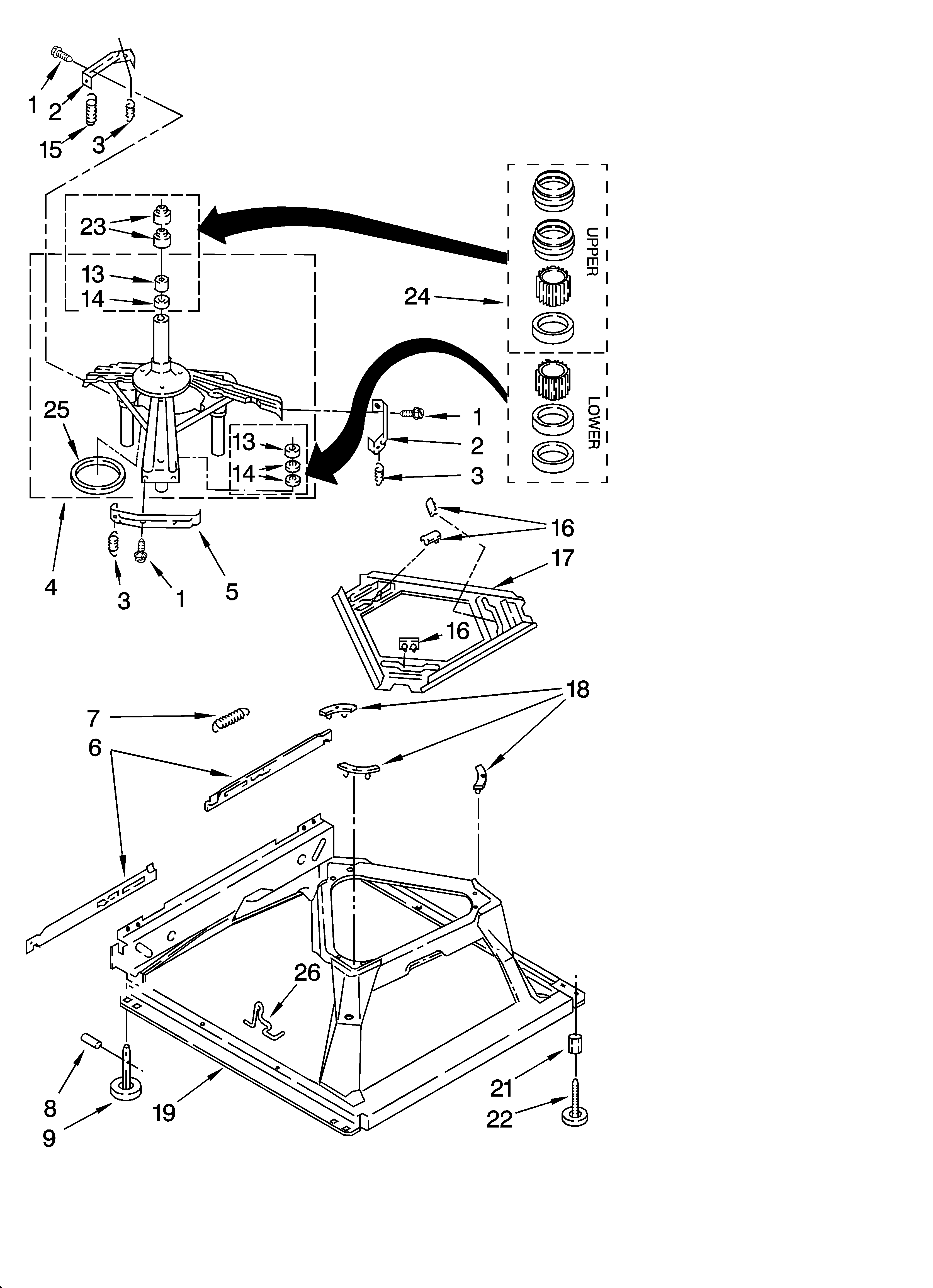 MACHINE BASE PARTS