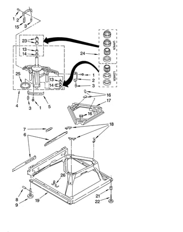 Machine base parts